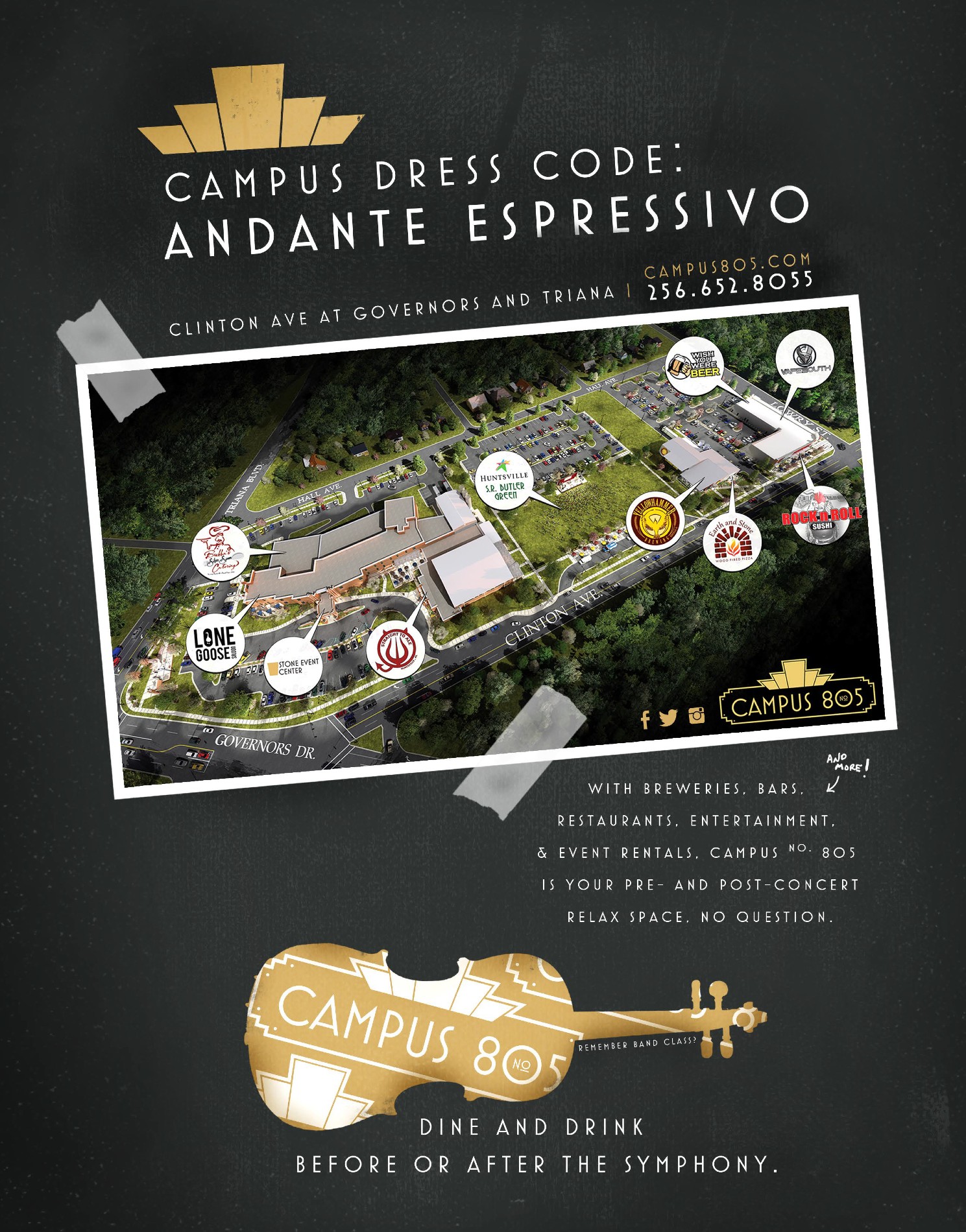 Campus No. 805 print ad — Campus Dress Code: Andante Espressivo