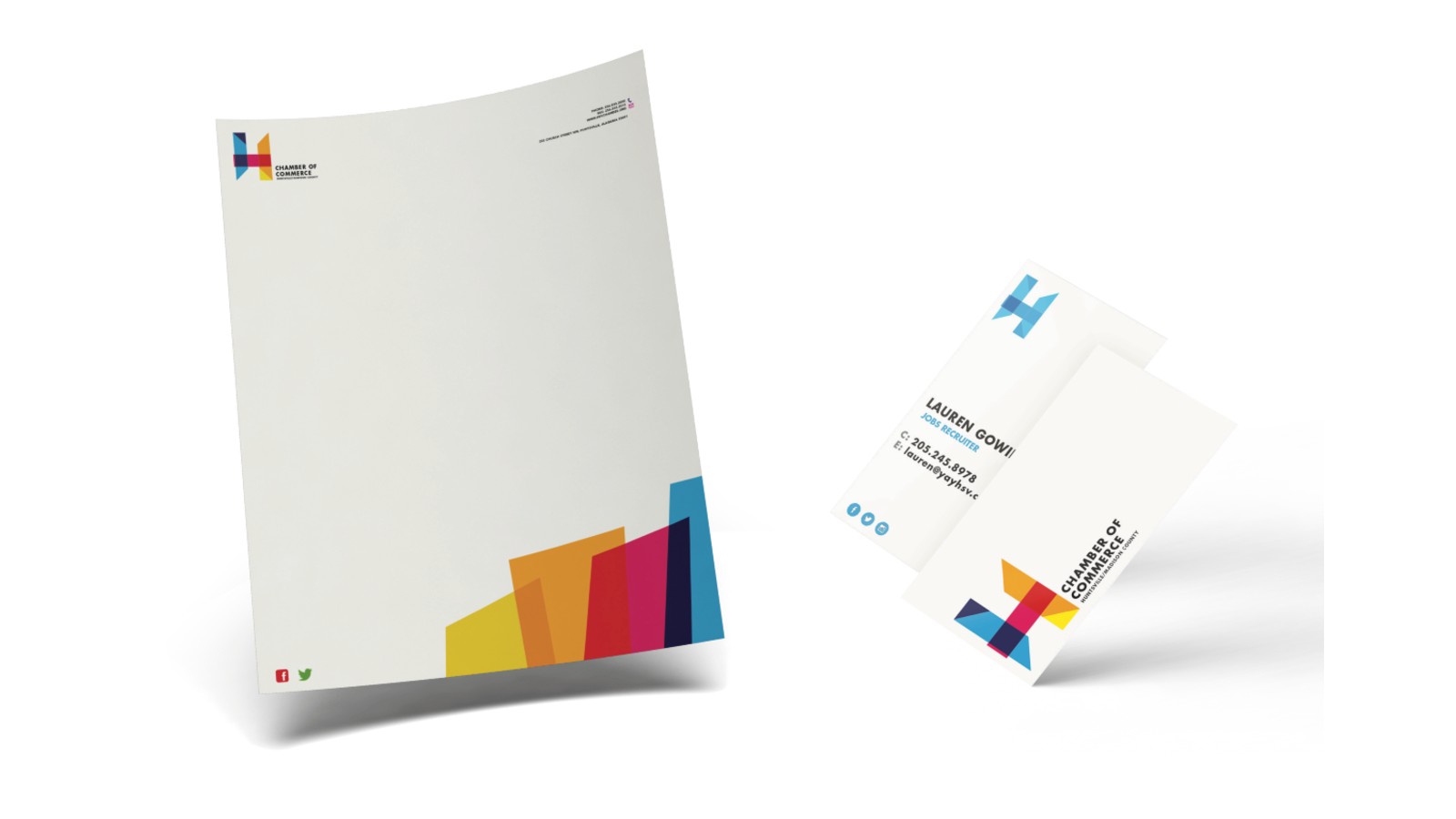 Branded applications — stationery and business cards